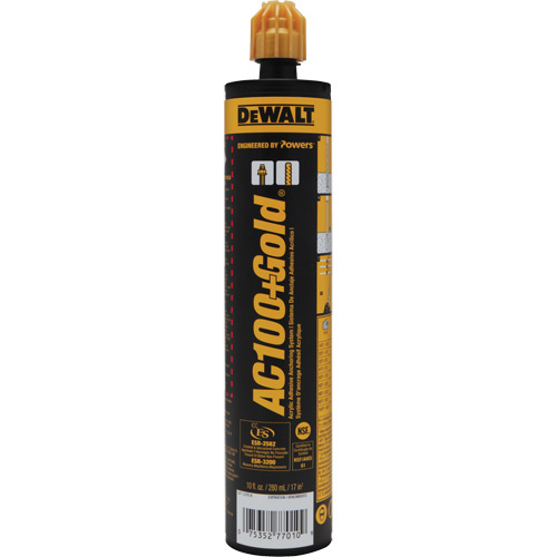 Powers 8478SD-PWR AC100+ Gold® Adhesive Anchoring System AC100+ Gold<sup>®</sup> Adhesive Anchoring System - Each