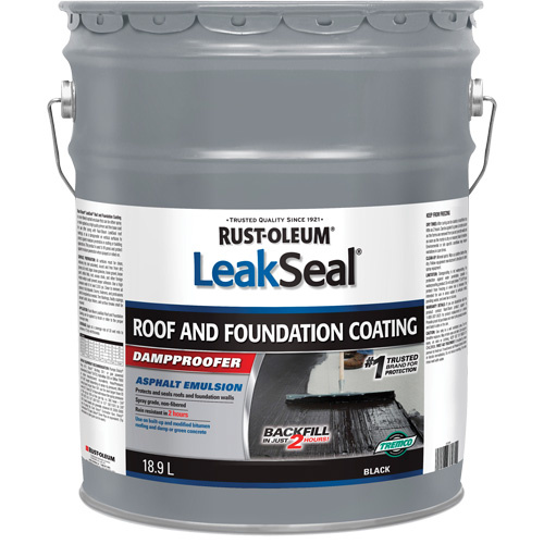 Rust-Oleum 322085 LeakSeal® Roof and Foundation Coating LeakSeal<sup>®</sup> Roof and Foundation Coating - Pail