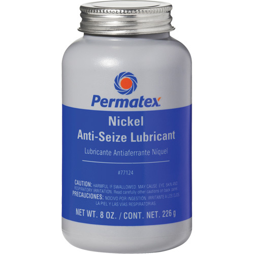 Permatex 77226 Nickel Anti-Seize Lubricant Nickel Anti-Seize Lubricant, Brush Top Can, 2400°F (1316°C) Max. Temp. - Can