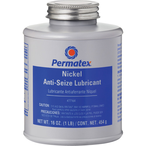 Permatex 77164 Nickel Anti-Seize Lubricant Nickel Anti-Seize Lubricant, Brush Top Can, 2400°F (1316°C) Max. Temp. - Can