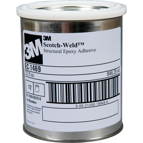 3M 1469-1QT Scotch-Weld Adhesive, 0.94 L, Pail, One-Part, Off-White-(Can)