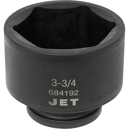 JET 684192 Regular Socket Regular Socket, Impact, 3-3/4", 1" Drive, 6 Points - Each