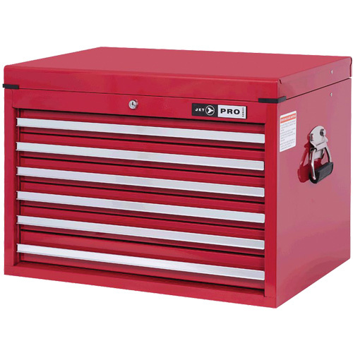 JET 842553 PMC2706 Pro Series Toolbox Combo PMC2706 Pro Series Toolbox Combo, 17-7/8" D x 26" W x 18-15/16" H, Red - Each