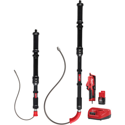 Milwaukee 3577-21 M12™ Trapsnake™ 2-Tool Combo Urinal Auger Kit M12™ Trapsnake™ 2-Tool Combo Urinal Auger Kit, Powered, Bulb, 4'/6' Cable Length, 1/2"/3/8" Cable Diameter - Each