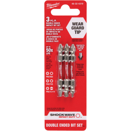 Milwaukee 48-32-4319 Impact Double-Ended Bit Set Impact Double-Ended Bit Set - Each