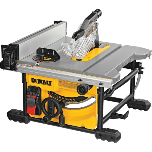 DEWALT DWE7485 Compact Jobsite Table Saw Compact Jobsite Table Saw, 120 V, 15 A, 5800 RPM - Each