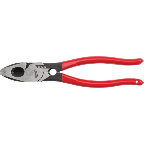 Milwaukee MT500T Lineman's Dipped Grip Pliers with Thread Cleaner Lineman's Dipped Grip Pliers with Thread Cleaner - Each
