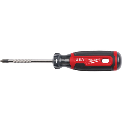 Milwaukee MT201 Phillips Screwdriver, #1 Tip, Round, 170 mm L, Cushion Grip Handle-(Each)