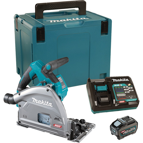 Makita SP001GT102 XGT BL Plunge Cut Circular Saw with Brushless Motor, 6-1/2", 40 V-(Each)