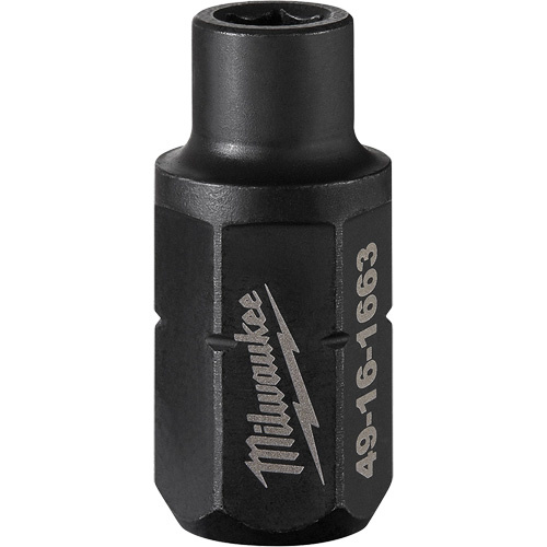 Milwaukee 49-16-1663 Insider Box Ratchet Hex Adapter, 0.63" L-(Each)