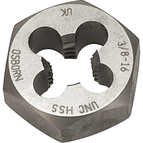 Clarkson Osborn Hexagonal Rethreading Die  (Each)-Click on options for variations & Details.