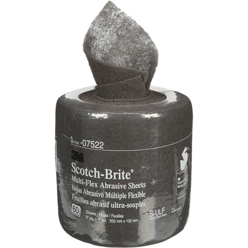 3M SB07522 Scotch-Brite Sheet Rolls, Silicon Carbide, 8", Ultra Fine Grit-(Roll of 60)