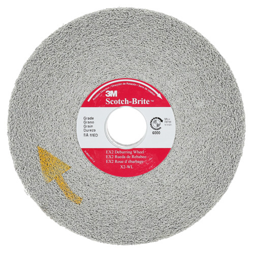 3M SB17217 Scotch-Brite™ EXL Deburring Wheel Scotch-Brite™ EXL Deburring Wheel, 6" x 1", 1"-8 Arbor, 1, Aluminum Oxide - Each