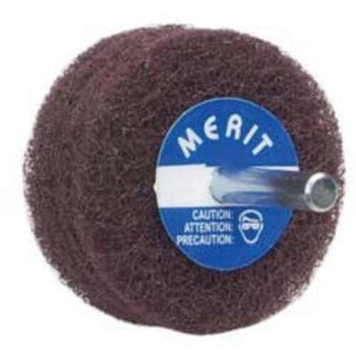 Merit 08834131558 Abrasotex Non-Woven Disc Wheel, 3" Dia., Medium Grit, Aluminum Oxide-(Each)
