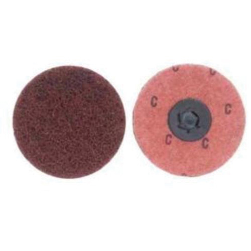 Merit 08834161627 Non-Woven Quick-Change Buffing Disc Non-Woven Quick-Change Buffing Disc, 2" Dia., Coarse Grit, Aluminum Oxide - Each