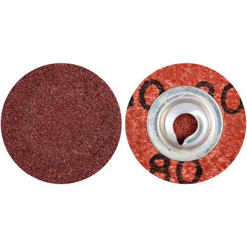 Merit 69957399618 Quick-Change Surface Preparation Disc Quick-Change Surface Preparation Disc, 1" Dia., 80 Grit, Aluminum Oxide - Each