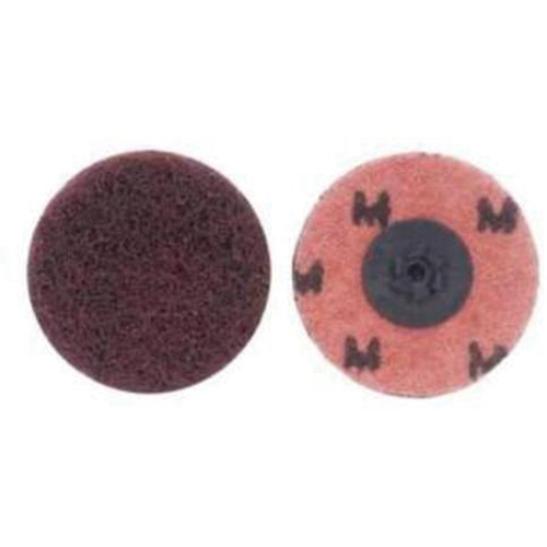 Merit 08834166280 PowerLock® Abrasotex Buffing Disc PowerLock<sup>®</sup> Abrasotex Buffing Disc, 2" Dia., Medium Grit, Aluminum Oxide - Each