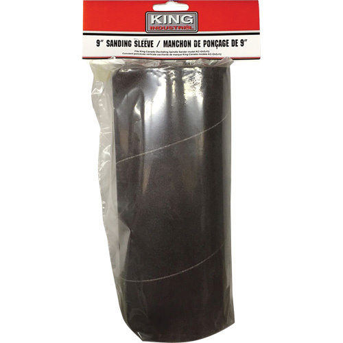 King Canada SL-930-120 3"" Wood Sanding Sleeve with 120 Grit 3" Wood Sanding Sleeve with 120 Grit - Each