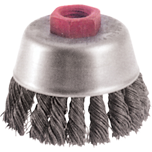 Osborn 0003335600 Knot Wire Cup Brushes - High Speed Small Grinder Knot Wire Cup Brushes - High Speed Small Grinder, 2-3/4" Dia. x M10x1.25 Arbor - Each