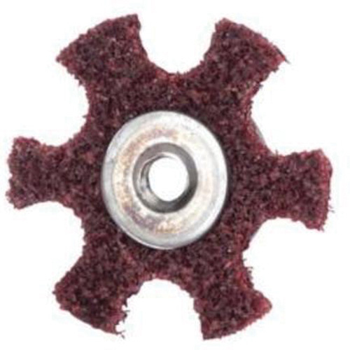 Merit 08834185678 Abrasotex Surface Preparation Star Abrasotex Surface Preparation Star, 3" Dia., Medium Grit, Aluminum Oxide - Each
