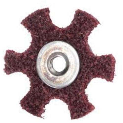 Merit 08834185927 Abrasotex Surface Preparation Star Abrasotex Surface Preparation Star, 2" Dia., Medium Grit, Aluminum Oxide - Each