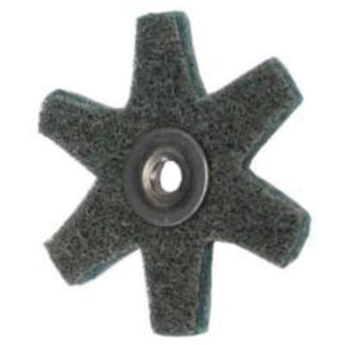 Merit 08834185928 Abrasotex Surface Preparation Star Abrasotex Surface Preparation Star, 2" Dia., Very Fine Grit, Aluminum Oxide - Each