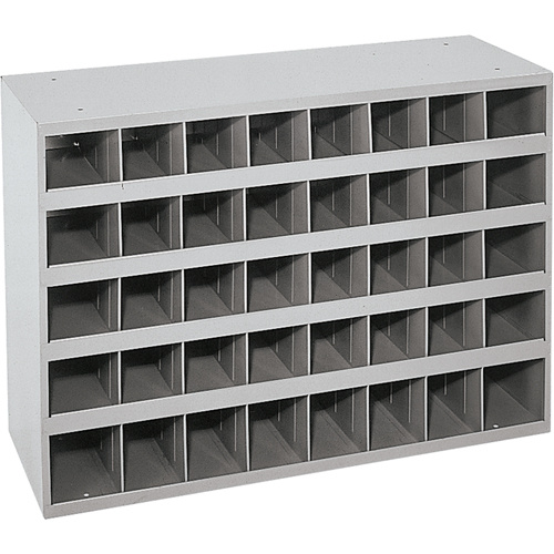 Durham Manufacturing 359-95 Steel Storage Bin Cabinet Steel Storage Bin Cabinet, 33-3/4" W x 12" D x 23-7/8" H, Grey - Each