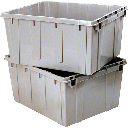 Orbis 5283403 Nesting Container Nesting Container, 21.1" W x 17.7" D x 12" H, Grey - Each
