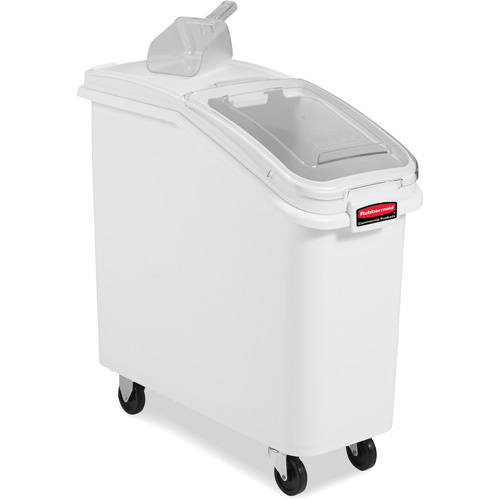 Rubbermaid 2020793 Mobile Ingredient Bins with Sliding Lid Mobile Ingredient Bins with Sliding Lid, 2.75 cu. ft. Capacity, 28" H x 13-13/100" W x 29-1/4" D - Each