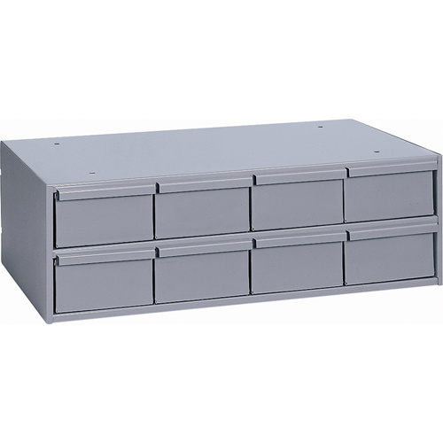 Durham Manufacturing 003-95 Industrial Drawer Cabinets, 8 Drawers, 22-3/4" W x 11-5/8" D x 7-3/8" H, Grey-(Each)