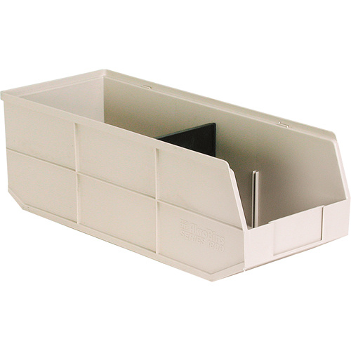 Akro-Mils A30348P05 1800 Series Akro-Bin, 8-1/4" W x 7" H x 20-1/2" D, Beige-(Each)