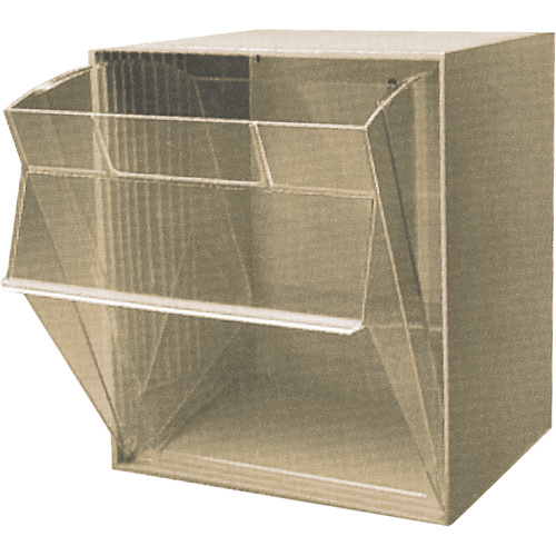 Quantum Storage System QTB301IV Tip-Out Bins Modular Storage System Tip-Out Bins Modular Storage System, 11-3/16" W x 11-7/8" D x 13-7/8" H - Each