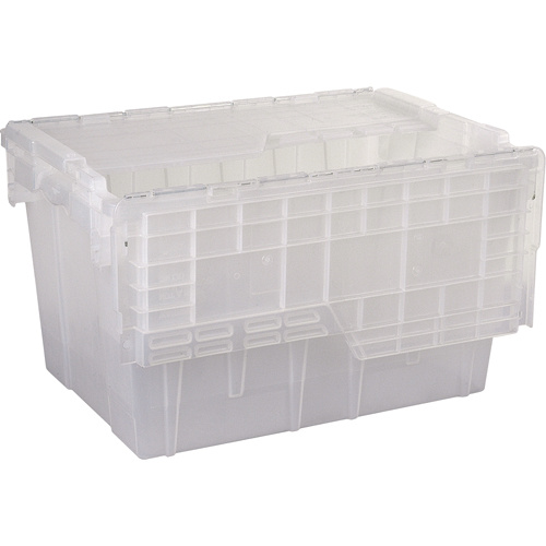 Orbis 5891505 Flipak® Polypropylene Plastic (PP) Distribution Containers Flipak<sup>®</sup> Polypropylene Plastic (PP) Distribution Containers, 21.8" x 15.2" x 12.9", Clear - Each