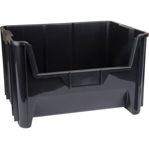 Quantum Storage System QGH700BR Recycled Shelf Bins Recycled Shelf Bins, 19.875" W x 19.875" D x 12.4375" H, Black - Each