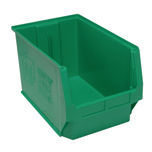 Quantum Storage System QMS533GN Giant Stacking Containers Giant Stacking Containers, 12.375" W x 19.75" D x 11.875" H, Green - Each