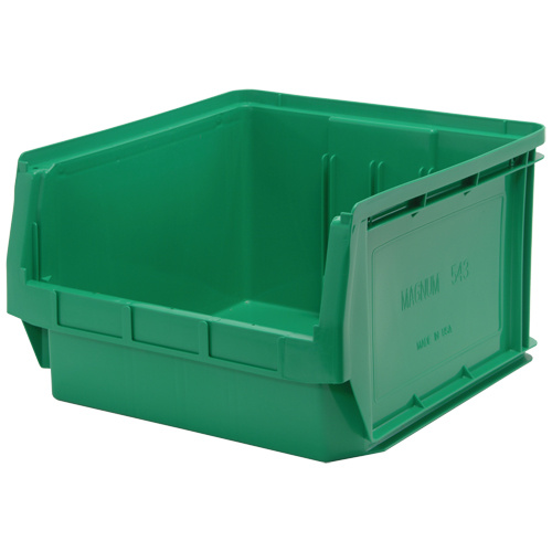 Quantum Storage System QMS543GN Giant Stacking Containers Giant Stacking Containers, 18.375" W x 19.75" D x 11.875" H, Green - Each