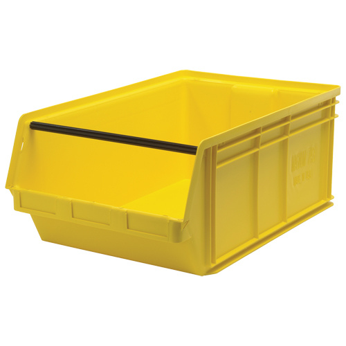 Quantum Storage System QMS743YL Giant Stacking Containers Giant Stacking Containers, 18.375" W x 29" D x 11.875" H, Yellow - Each