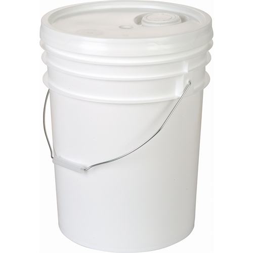 Ropak Pail With Gasket Lid Pail With Gasket Lid, Plastic, 20 L - Each
