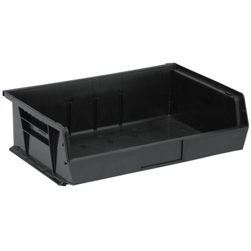 Quantum Storage System QUS245BR Environmentally Friendly Recycled Bin Environmentally Friendly Recycled Bin, 16-1/2" W x 5" H x 10-7/8" D, Black - Each