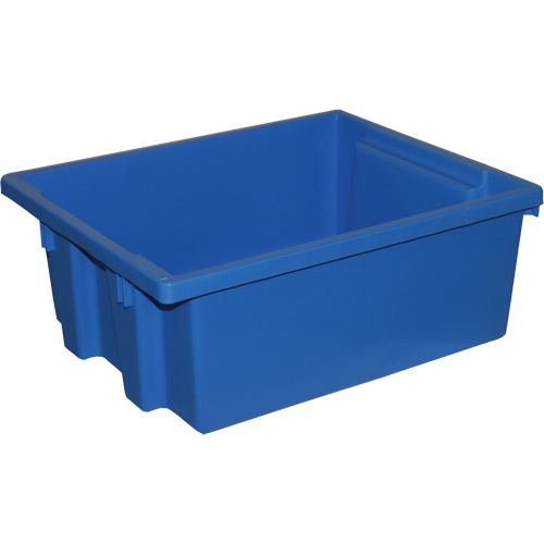 Techstar Plastics Inc NS920BLUE Stack-N-Nest® Storage Bins Stack-N-Nest<sup>®</sup> Storage Bins, 6" x 15.25" x 12.25", Blue - Each
