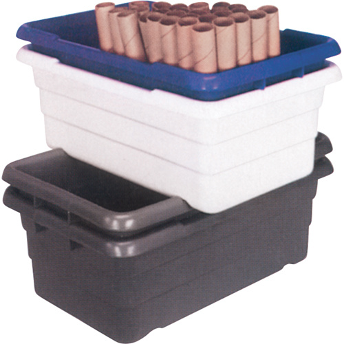 Quantum Storage System TUB2516-8GY Cross Stack Bins Cross Stack Bins, 16" W x 25.125" D x 8.5" H, Grey - Each