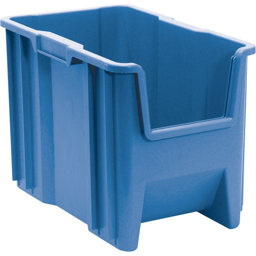 Quantum Storage System QGH600BL Giant Stacking Containers Giant Stacking Containers, 10.875" W x 17.5" D x 12.5" H, Blue - Each