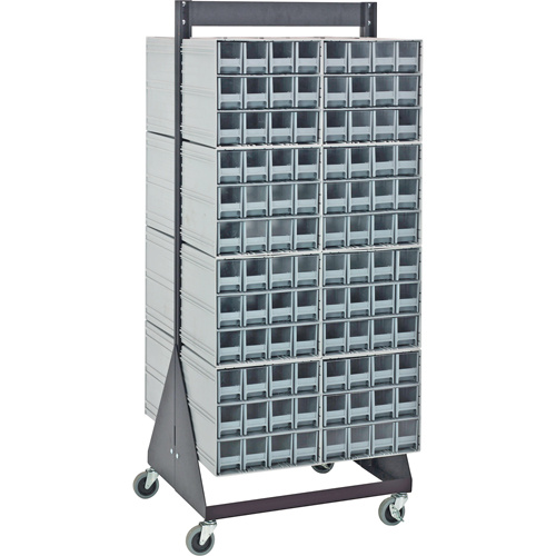 Quantum Storage System QIC-224-122GY Interlocking Storage Cabinet Floor Stand Interlocking Storage Cabinet Floor Stand - Each