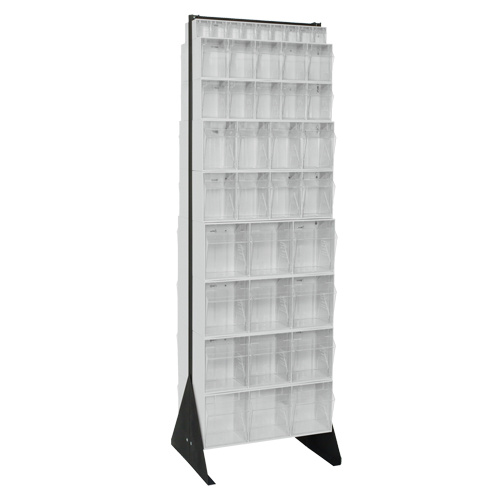 Quantum Storage System QFS270-72WT Tip-Out Bins Stand Tip-Out Bins Stand, 23-5/8" W x 16" D x 75" H, 72 Drawers - Each