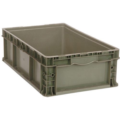 Quantum Storage System RSO2415-9 Stacking Container Stacking Container, 15" W x 15" D x 9.5" H, Grey - Each