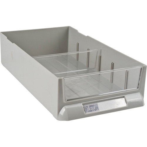 KLETON CF286 Replacement Drawer for KPC-100 Parts Cabinets, Plastic, 6-3/8" W x 11-3/10" D x 2-11/16" H, Grey-(Each)