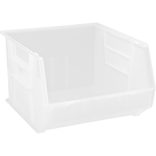Quantum Storage System QUS270CL Clear-View Ultra Stack & Hang Bin Clear-View Ultra Stack & Hang Bin, 16-1/2" W x 11" H x 18" D, Clear - Each
