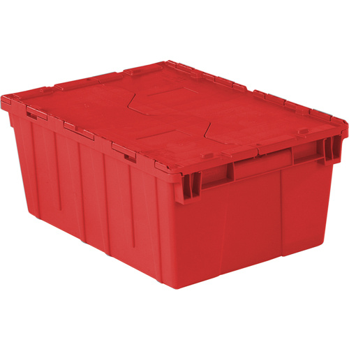 Orbis 5899568 Flipak® Polyethylene Plastic (PE) Distribution Containers Flipak<sup>®</sup> Polyethylene Plastic (PE) Distribution Containers, 21.9" x 15.2" x 9.3", Red - Each