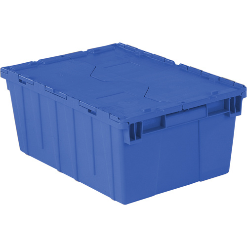 Orbis 5899562 Flipak® Polyethylene Plastic (PE) Distribution Containers Flipak<sup>®</sup> Polyethylene Plastic (PE) Distribution Containers, 21.9" x 15.2" x 9.3", Blue - Each