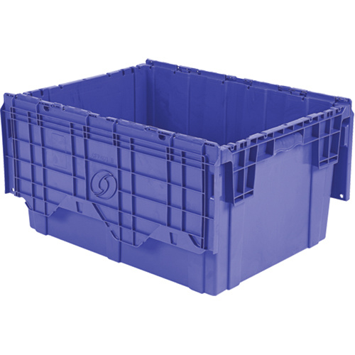 Orbis 5890599 Flipak™ Polyethylene Plastic (PE) Distribution Containers Flipak™ Polyethylene Plastic (PE) Distribution Containers, 27.9" x 20.9" x 15.2", Blue - Each